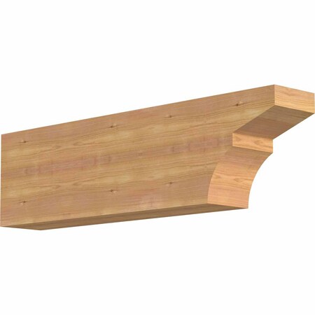 Ekena Millwork Monterey Smooth Rafter Tail, Western Red Cedar, 5 1/2"W x 10"H x 36"L RFT06X10X36MON00SWR